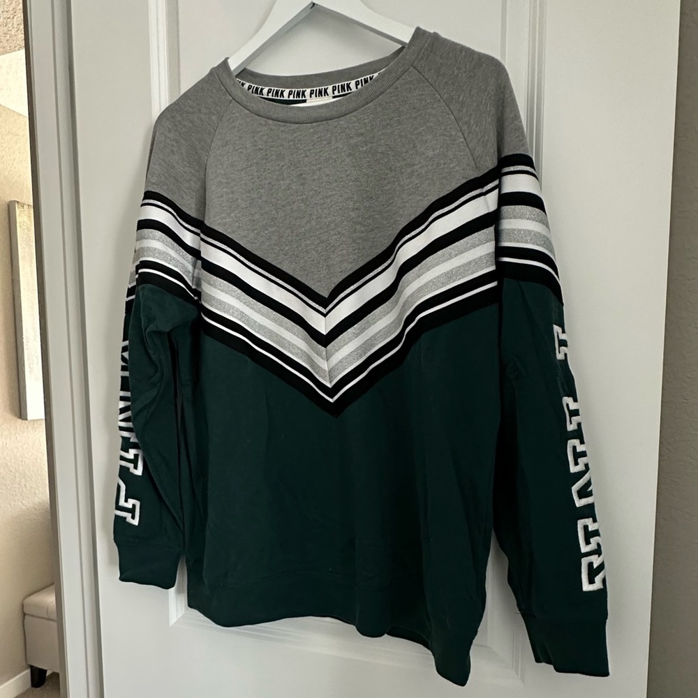 🔥 Victoria's Secret Pink Campus Crew Sweatshirt